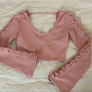 Pink Tobi crop top